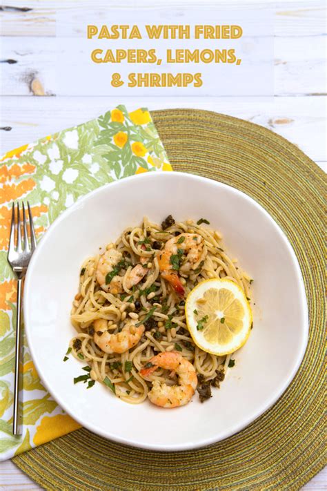 spaghetti-with-fried-capers-anchovies-shrimps image