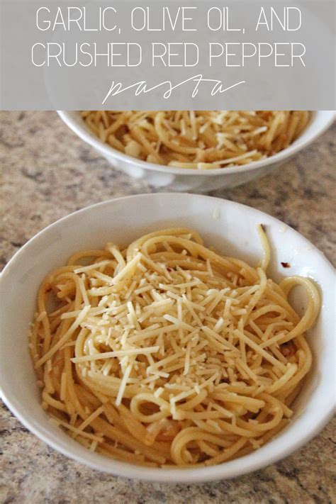 garlic-olive-oil-and-crushed-red-pepper-pasta image