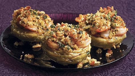 artichoke-bottoms-with-shrimp-lemon-butter-and image