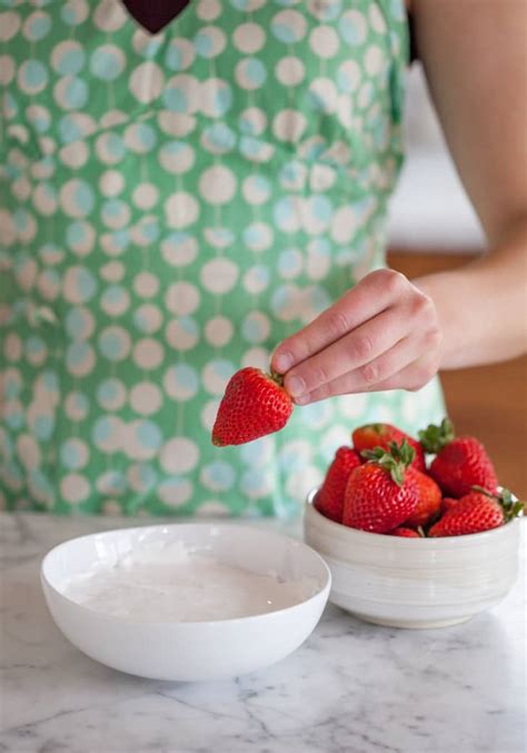 how-to-make-toasted-marshmallow-strawberries-kitchn image
