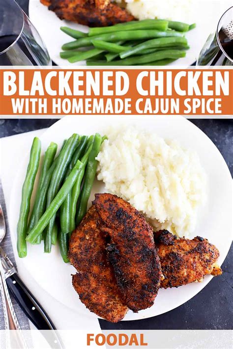 blackened-chicken-with-cajun-spice-recipe-foodal image