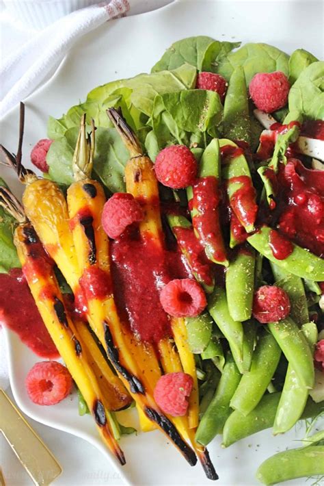 spring-raspberry-salad-with-raspberry-dressing image