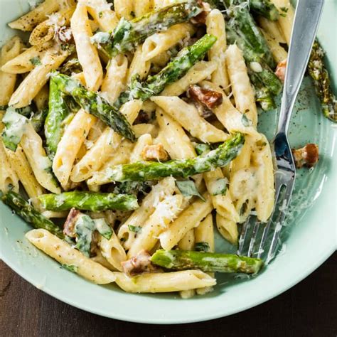 penne-with-pancetta-and-asparagus-cooks-country image
