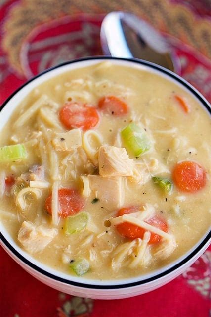 cheesy-chicken-noodle-soup-plain-chicken image