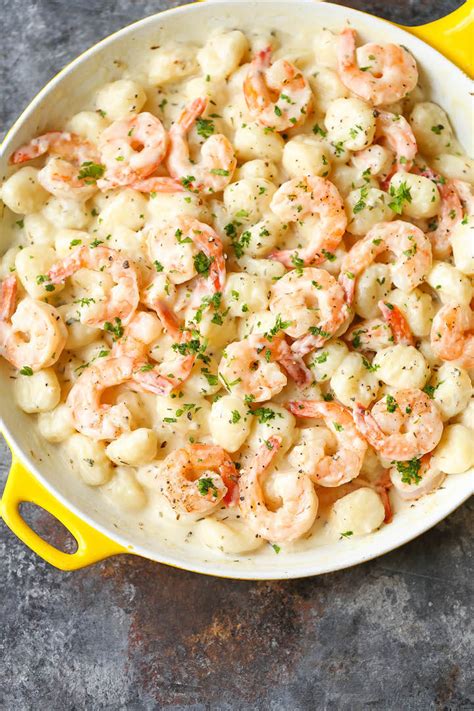 shrimp-and-gnocchi-with-garlic-parmesan-cream-sauce image