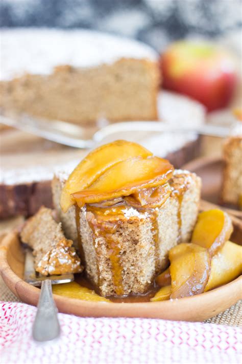 apple-spiced-olive-oil-cake-with-caramelized-apples image