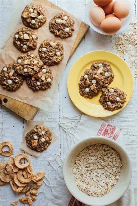 apple-walnut-oatmeal-cookies-healthy-seasonal image