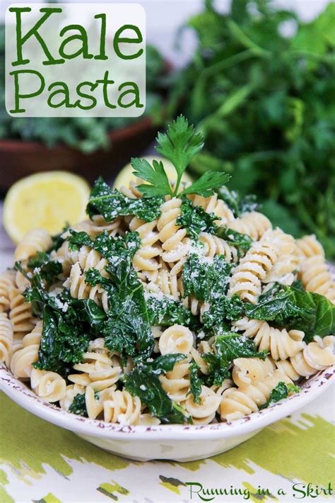 kale-pasta-recipe-with-lemon-garlic-parmesan image
