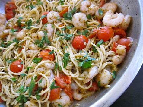 pesto-shrimp-pasta-quick-weeknight-dinner image