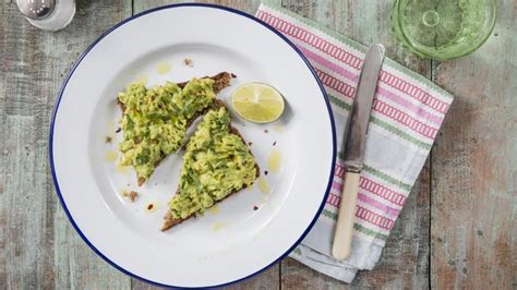 smashed-avocado-on-toast-recipe-bbc-food image