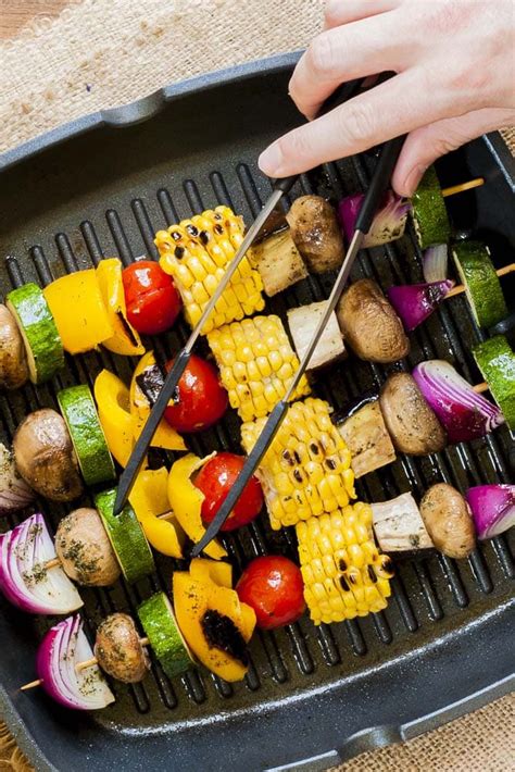 easy-grilled-vegetable-kabobs-5-marinades-my-pure image