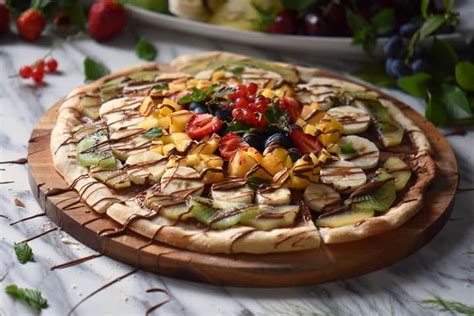 chocolate-pizza-with-lots-of-fruit-she-loves-biscotti image
