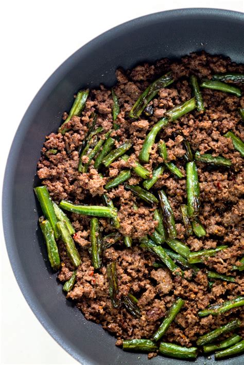 green-bean-and-ground-beef-stir-fry-fox-and-briar image