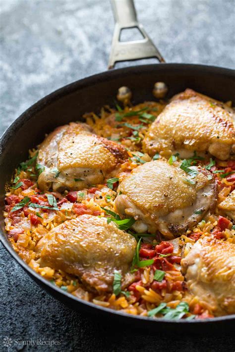 one-pot-chicken-and-orzo-recipe-simply image