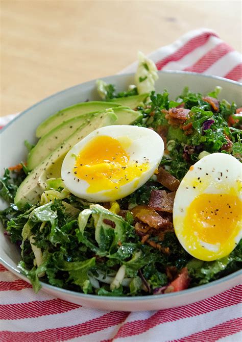 blt-breakfast-salad-with-soft-boiled-eggs-avocado image