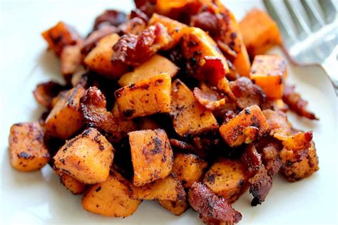 maple-bacon-sweet-potato-hash-recipe-delicious image