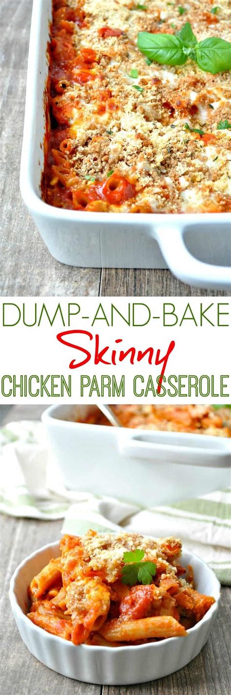 dump-and-bake-chicken-parmesan-casserole-the image