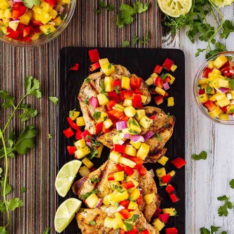 lemon-garlic-grilled-chicken-with-pineapple-salsa image