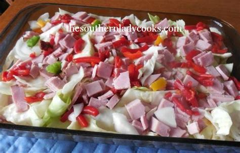 scalloped-cabbage-and-ham-casserole-the image