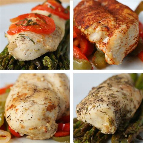 one-pan-chicken-meal-prep-4-ways-recipes-tasty image