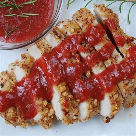 almond-crusted-chicken-with-a-strawberry-balsamic image