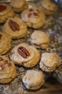 pecan-cookies-recipe-with-brown-sugar-frosting image
