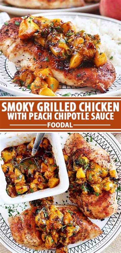 grilled-chicken-with-peach-chipotle-sauce-recipe-foodal image