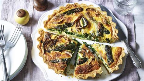roasted-vegetable-quiche-recipe-bbc-food image