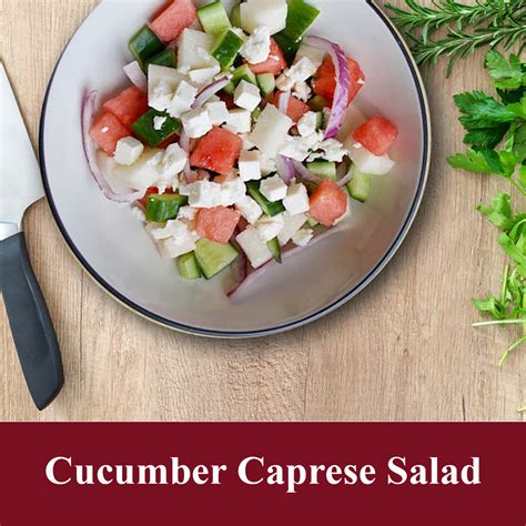 easy-delicious-cucumber-caprese-salad-crispyfoodidea image