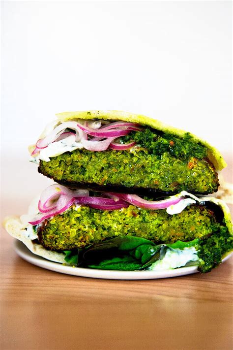 falafel-burgers-vegetarian-broiled-alexandras-kitchen image