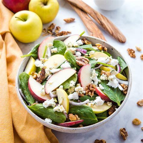 apple-walnut-spinach-salad-with-balsamic-vinaigrette image