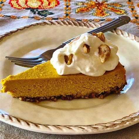 low-sugar-pumpkin-cheesecake-with-nut-crust-farm-to image