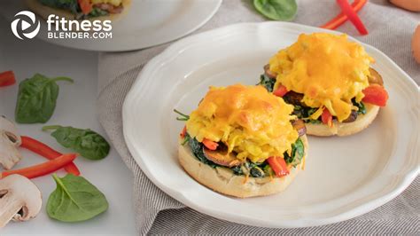 easy-open-faced-english-muffin-melts-fitness-blender image