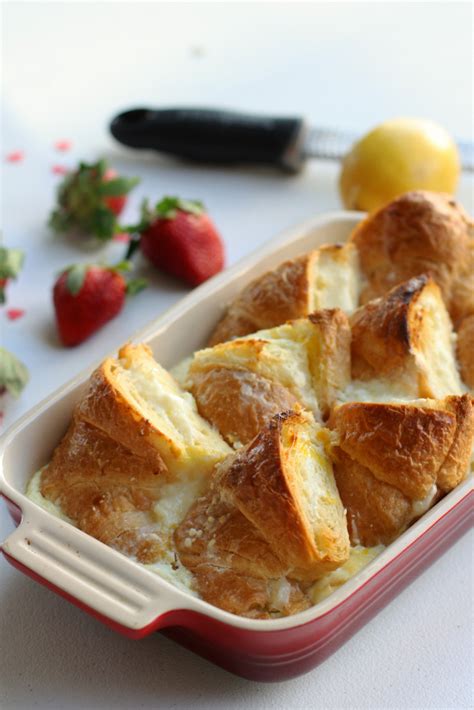 baked-croissant-french-toast-with-lemon-cream-cheese image