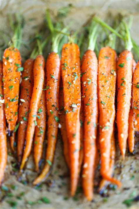 garlic-roasted-carrots-damn-delicious image