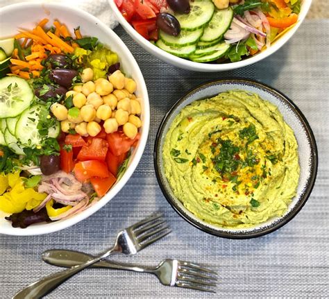 fresh-veggie-bowl-with-avocado-hummus-pebbles image