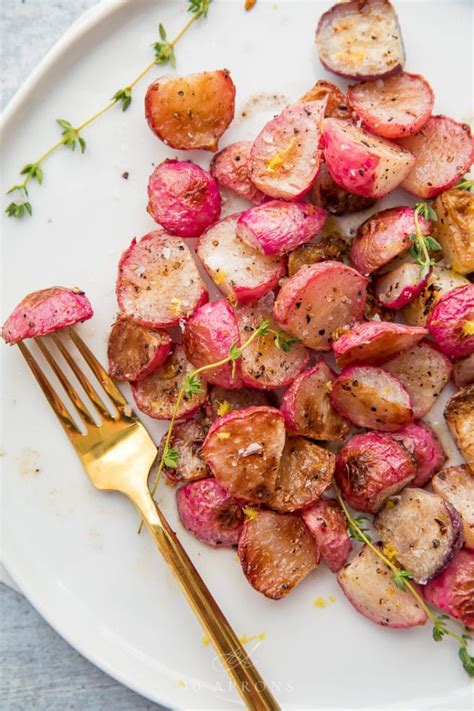 roasted-radishes-with-garlic-browned-butter-40-aprons image