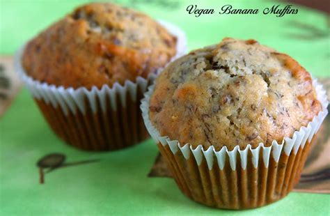 vegan-banana-muffins-recipe-eggless-cooking image