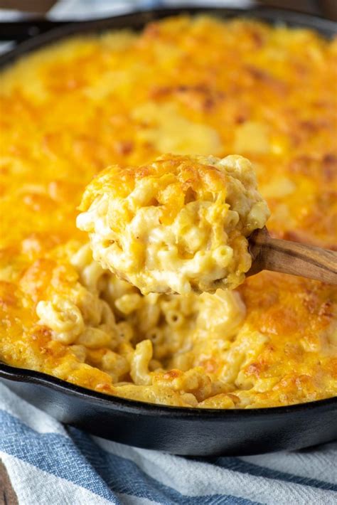 baked-cheddar-mac-and-cheese-recipe-chisel-fork image