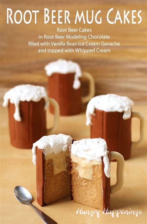 root-beer-mug-cakes-filled-with-vanilla-ice-cream image