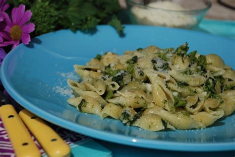 pasta-shells-with-broccoli-rabe-food-channel image