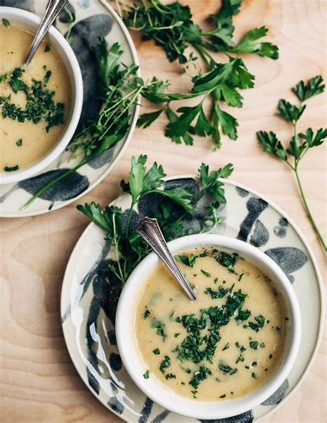 roasted-garlic-soup-with-potatoes-shallots-and-fresh image