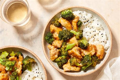 stir-fried-sweet-chili-chicken-with-broccoli-rice image