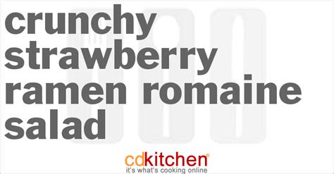 crunchy-strawberry-ramen-romaine-salad image