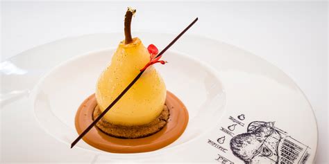 poached-pear-with-cinnamon-biscuit-recipe-great image