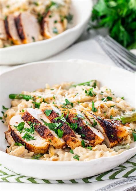 creamy-parmesan-orzo-with-chicken-and-asparagus image