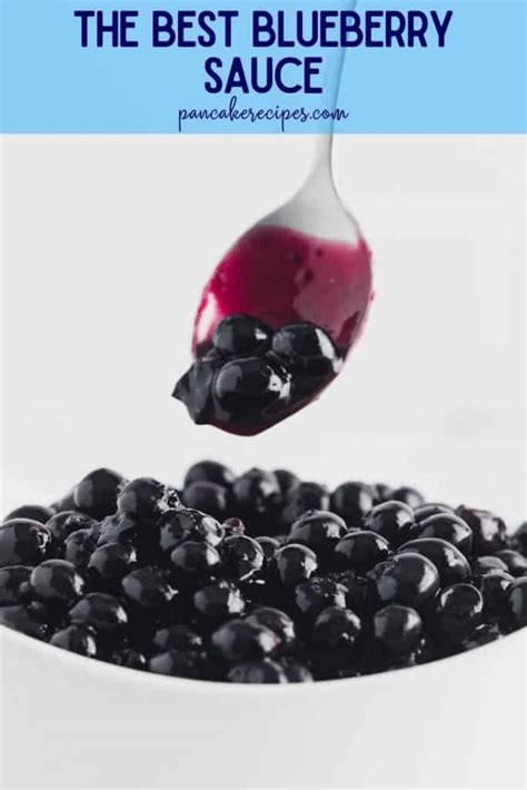blueberry-sauce-fresh-or-frozen-berries-pancake image