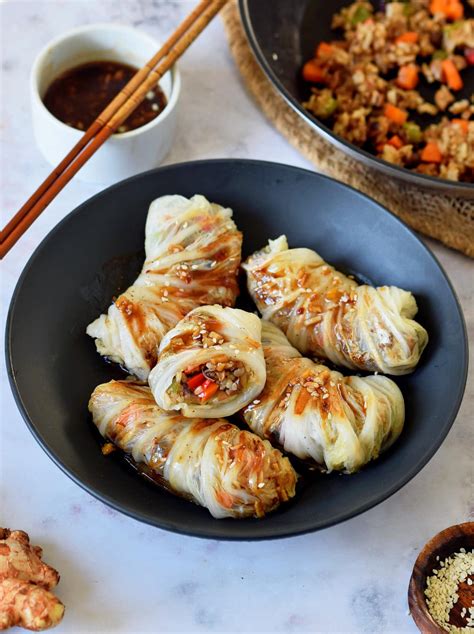 vegan-cabbage-rolls-asian-inspired-wraps-elavegan image