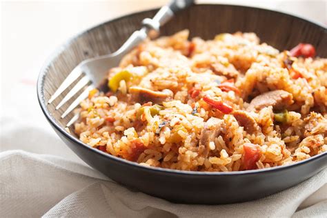 creole-tomato-rice-and-sausage-skillet-crumb-a-food image