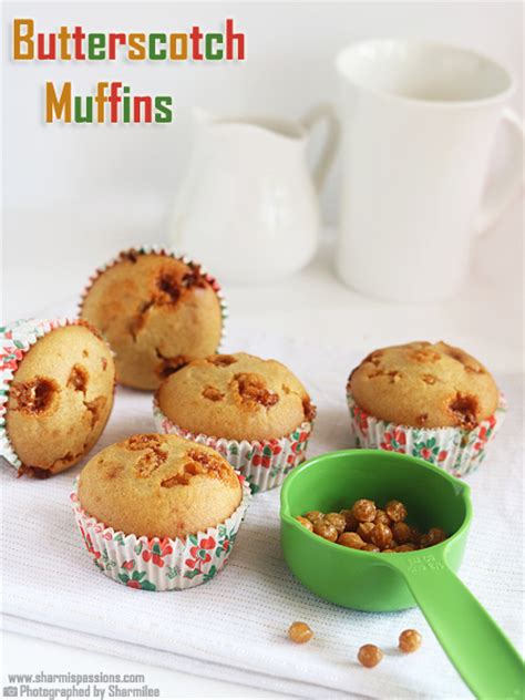 butterscotch-muffins-recipe-sharmis-passions image